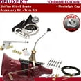 thumbnail image 1 of American Shifter  AOD Shifter Kit Chrome 10 in. E Brake Cable Clamp Trim Kit for EEFAB, 1 of 1