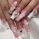 thumbnail image 1 of Sanrio pegatinas de Hello Kitty Y2K para uñas postizas de chica caliente, lazo de amor, perla, diamantes de imitación, lindo Corazón de niña dulce, Parche de uñas, regalos de manicura, 1 of 4