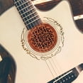 thumbnail image 2 of Wood Soundhole Cover Sound Buffer Soundhole Cover for 40/41 inch Acoustic Guitar, 2 of 9