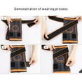 thumbnail image 3 of PENGXIANG Knee Sleeve Compression Fit Support -for Joint Pain and Arthritis Relief  Improved Circulation Compression - Wear Anywhere - Single, 3 of 6