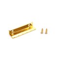 thumbnail image 2 of Guitare Écrou en Forme de L 6 Coussins en Métal Fendus Robustes Légers pour Débutants Instrument de Musique Durable Kit de Basses Électriques Or, 2 of 8