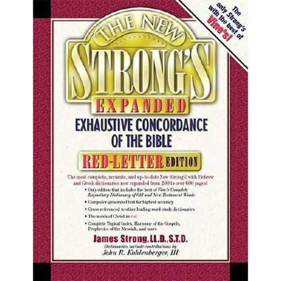 Pre-Owned The New Strong's Exhaustive Concordance of the Bible : Expanded Edition (Hardcover)