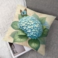 thumbnail image 7 of nygtbtfer Farm Outdoor Pillow Covers Set of 2, Decorative Throw Pillow Case Watercolor Floral Linen Linen Soft Cozy Cushion Pillowcases White, 7 of 7