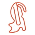 thumbnail image 1 of 100pcs Chat Forme Trombones Processus de Placage Augmenté Résistance au Glissement Clips de Papier Mignons pour Bureau École Rouge, 1 of 14