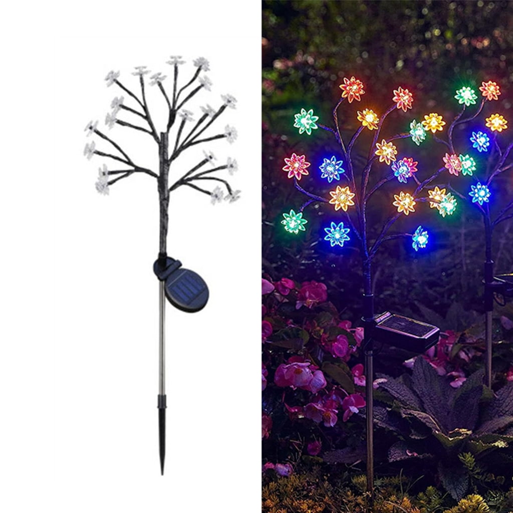 Solar Sunflower Garden Stake Multifunction Yard Sign Ornament Crafts Supplies for Holiday Birthday Party Background