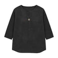 thumbnail image 5 of Trendy Business Polo Shirts Plus Size Linen Shirt Oxford Shirts Flowy Tops for Women Women's Linen Blouses Women's Tops, Tees & Blouses Linen Tops Women Cotton Linen Short Sleeve Shirt, 5 of 8