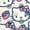 Hello Kitty Pink, variant on Girls Fuzzy Babba Slipper Socks, 1-Pack, Sizes S/M-M/L