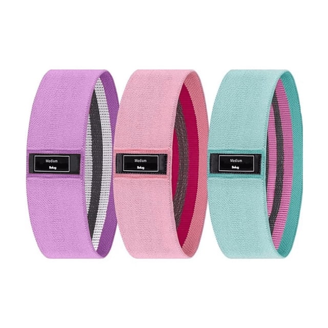 3 Pcs Bandas De Resistencia,bandas De Resistencia Set Belug, Multicolor