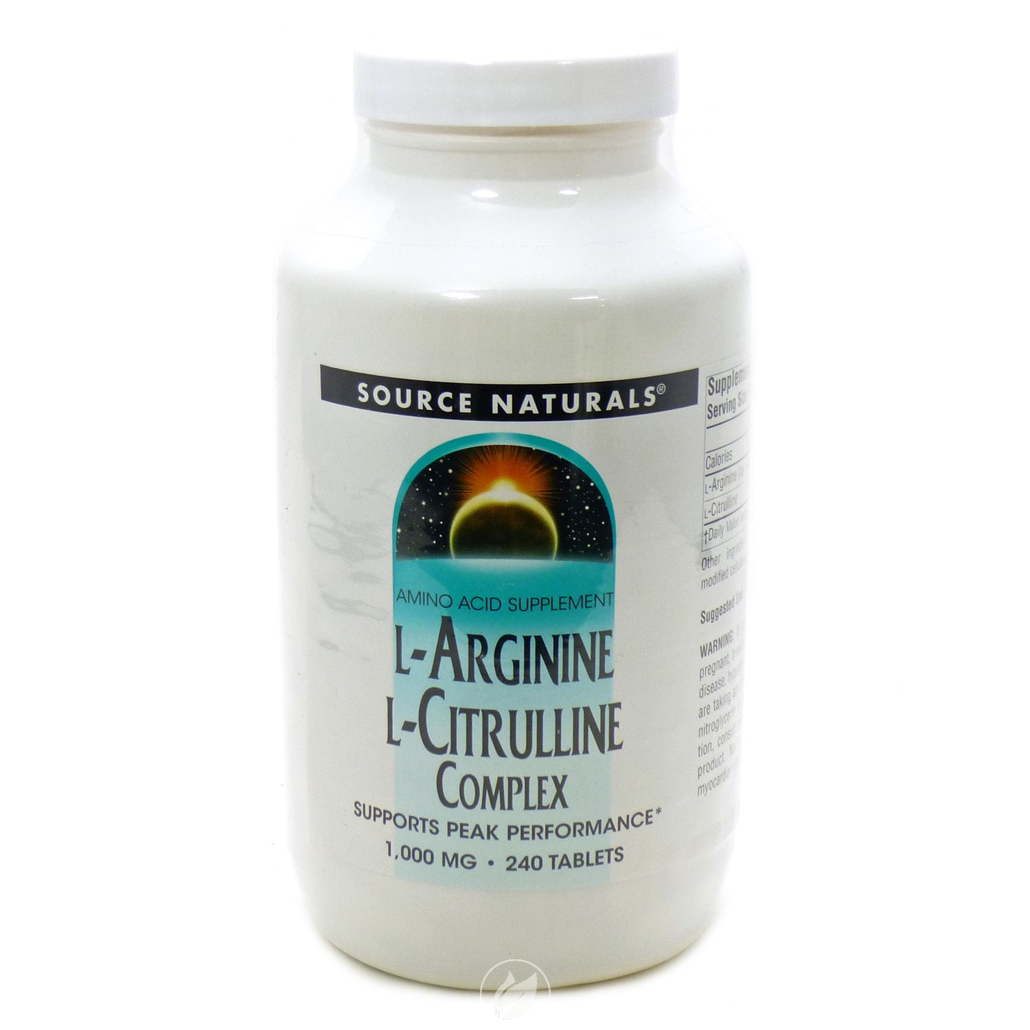 Source Naturals LArginine LCitrulline Complex, 1,000 mg, 240
