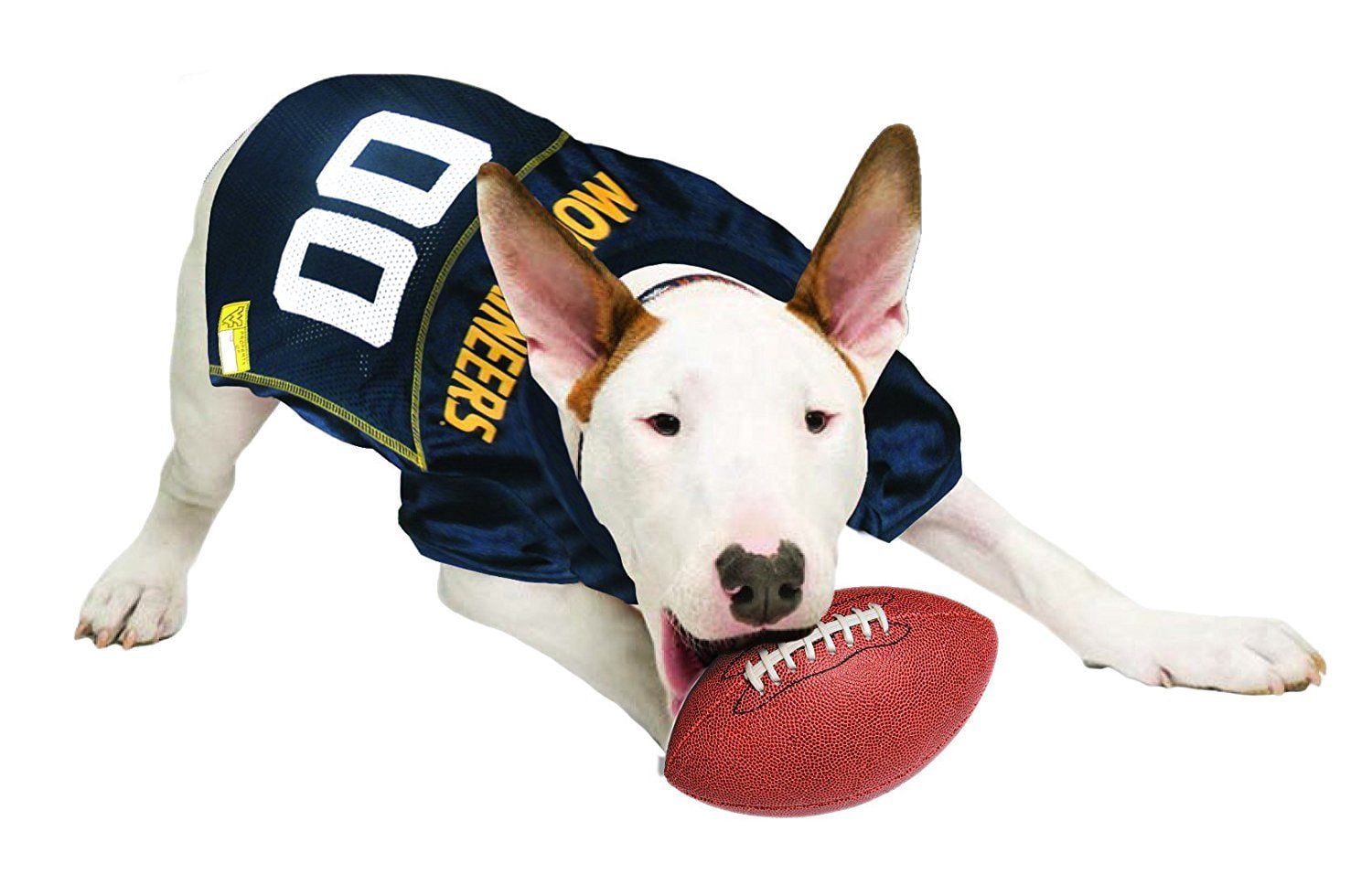 Pets First Collegiate West Virginia Mountaineers Football/Basketball Mesh Jersey for Pet Dog. available in 40+ Teams - Large