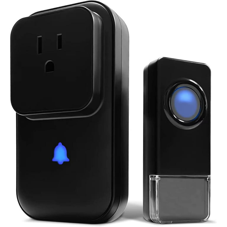 Wireless Doorbell Plug-in, Allytech Doorbell Chimes Door Chime for  Home/Classroom, Self-Powered IP55 Waterproof Doorbell Operating at 1000ft  Range with 58 Chimes, 5-Level Volume & LED Light 