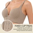 thumbnail image 5 of Venzia Balconette Bra for Women, Push Up Padded Underwire Low Cut T-Shirt Bra | Shape Curve, Push up, Seamless T-Shirt Cups, Side Support, Natural Lift, Back Smoothing, Soft Stretch, 5 of 7