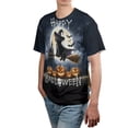 thumbnail image 4 of Happy Halloween Portuguese Water Dog Witch Pumpkins Bats All Over Print 3D Shirt Unisex Merch PWD Portie Fishing Dog Lover - 13012, 4 of 6