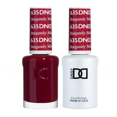 DND 635 Burgandy Mist Gel & Matching Polish Set - DND Gel & Lacquer