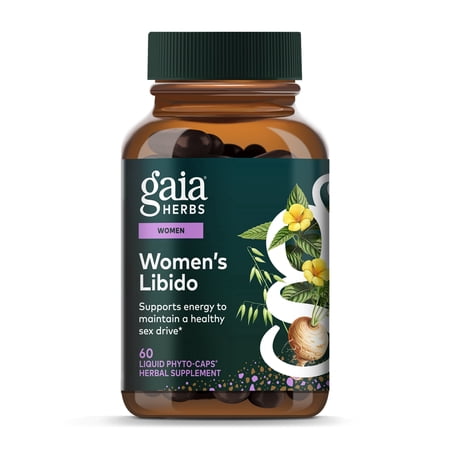Gaia Herbs Women's Libido 60 Count Liquid Phyto Capsules, 60 count