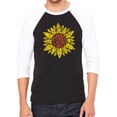 thumbnail image 1 of Men's Raglan Baseball Word Art T-shirt - Sunflower, 1 of 2