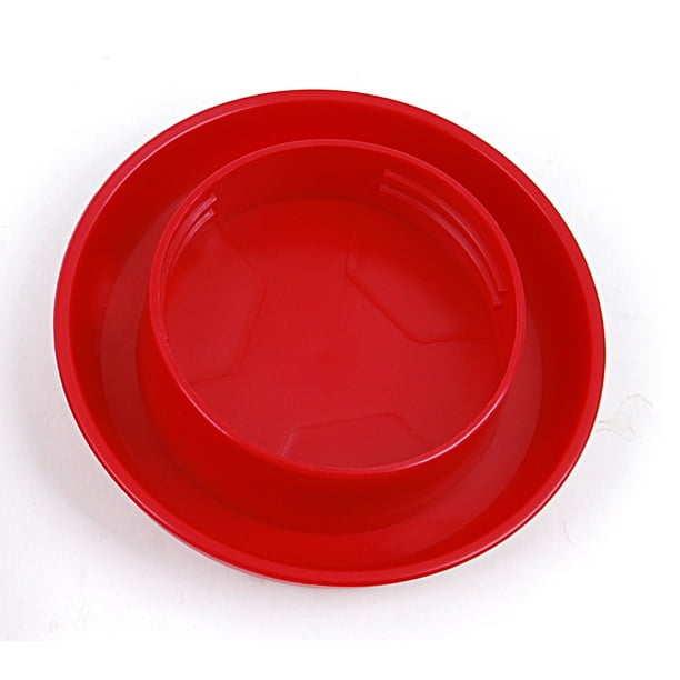 Harris Farms Poultry Fountain Base for Quart Jar Quail Plastic Waterer
