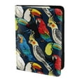 thumbnail image 2 of Pofeuu Parrot Print Travel Document Organizer Passport Holder Men Women for Family (6.5 in x 4.5 in),Wallet Holder Credit Card Clutch Bag Case, 2 of 5