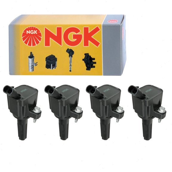 4 pc NGK Ignition Coils compatible with Chevrolet Colorado 2.9L L4 2007-2012