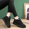 thumbnail image 4 of XXWXYD Boots Girls Boots Snow Boots Fashion Casual Sneakers Breathable Flat Casual Shoes Winter Padded Warm Women's Boots for Comfortable Shoe(9.5-10 Years,Black), 4 of 8