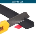 thumbnail image 3 of REGALWOVEN Collapsible Shower Barrier Stopper Water Splash Guard Blocker for Bathroom Black 59"Lx0.8"Wx0.5"H, 3 of 6
