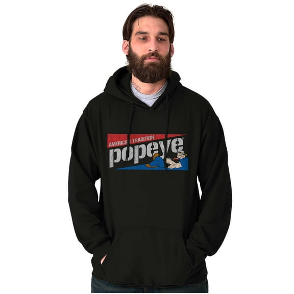 Vintage Popeye American Tradition Hoodie Sweatshirt Women Men Brisco Brands S