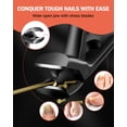 thumbnail image 5 of BEZOX Angled Toenail Clippers for Thick Toenails – Long Handle Toe Nail Clippers for Thick Nails for Seniors, Wide Jaw & Heavy-Duty Nail Cutters, 5 of 8
