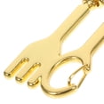 thumbnail image 5 of LOLIPPYY 10Pcs Keychain Craft Supplies Kit Metal Golden Cutlery Charms for Unique Handmade Keychain Pendants, 5 of 8