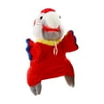 thumbnail image 2 of Simulation Soft Bird Parrot Plush Sleeve Hand Puppet Stuffed Doll Toy Kids Gift Green, 2 of 3