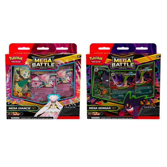 Pokemon TCG: Mega Battle Deck - Mega Gengar/Diancie ex - Receive 1 at Random!