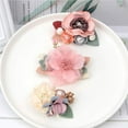 thumbnail image 4 of Sonducket Pinza para el pelo de 3 piezas, decoración para la cabeza, tamaño compacto, ahorro de espacio, accesorios para mujer, alfileres de flores Type10 NO10 Sonducket AP007030-04, 4 of 6