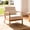 Beige, variant on OTONIPU Mid Century Modern Accent Chair with Wood Frame and Lumbar Pillow, Beige Armchair for Living Room, Lounge, Reading Nook