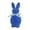 Blue, variant on Orange Orange Easter Bunny Figurine Decoration Foam Holiday Home Decor For Tabletop Shelf And Easter Basket 5.51X2.76X2.56Inch