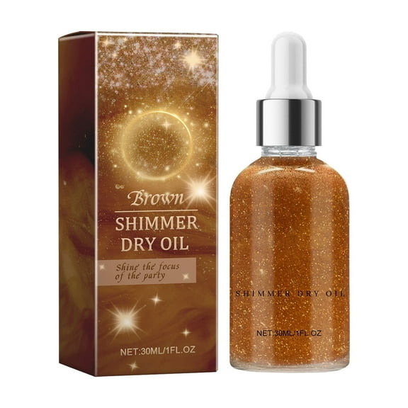 HYLLai Waterproof Body Glitter Oil, Multi-Color Sparkle for Parties, Holidays & Events, Party Body Shimmer, 30ml (B)