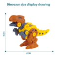 thumbnail image 3 of Assembly And Disassembly Triceratops Dinosaur Building Blocks Educational Toys Birthday Holiday Gift, 3 of 9