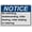 Warning Sign 1, variant on Industrial Caution Sign No Trespassing Sign (Trespassing and loitering forbidden by law Right to pass by permission and subject to control of owner) 8 in" x 12 in" UV Resistant Plastic Warning SIgn