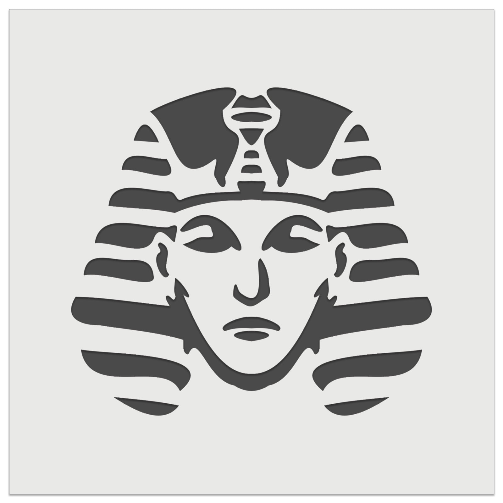 Ancient Egyptian Pharaoh with Crown DIY Cookie Wall Craft Stencil 11.
