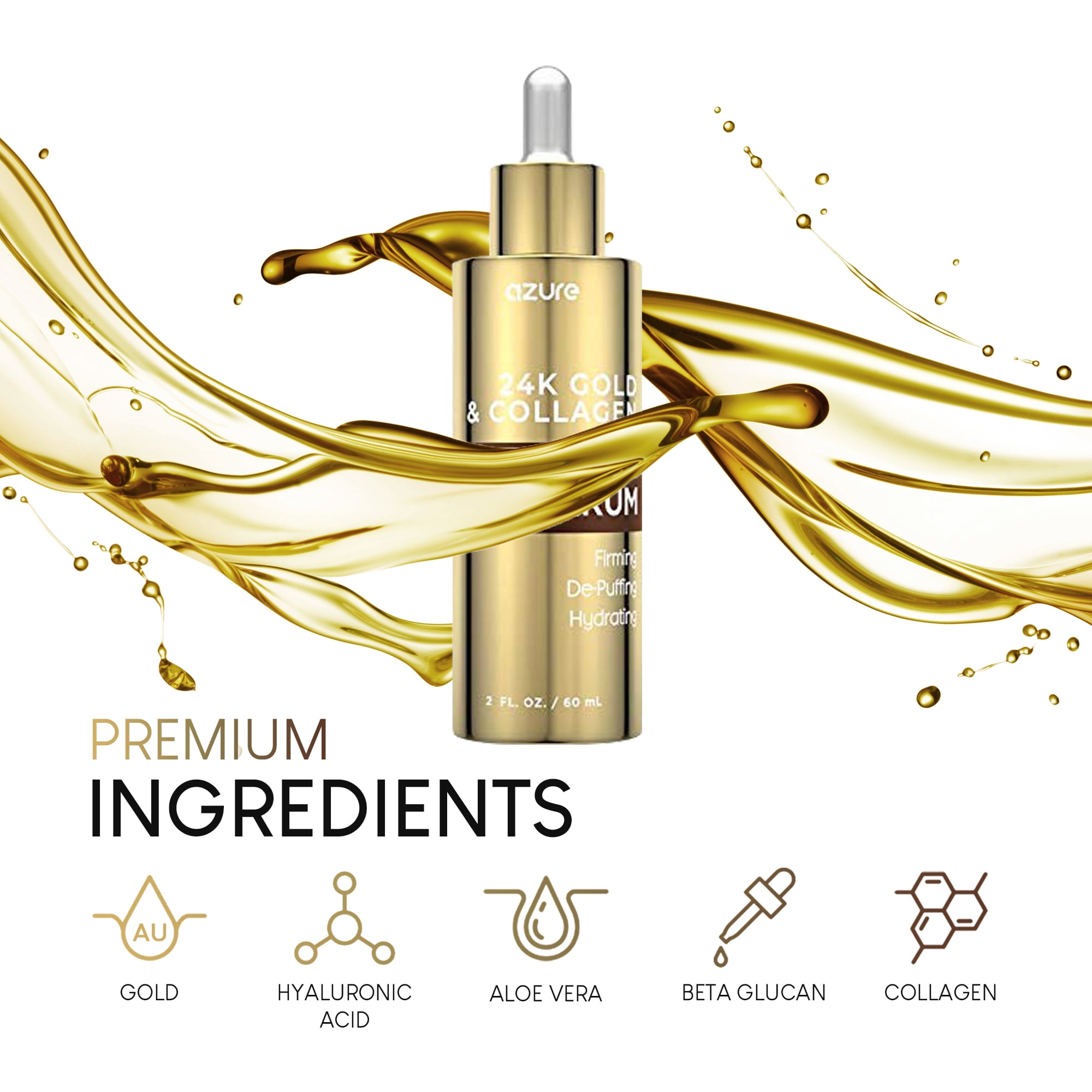 azure 24k gold and collagen eye serum reviews