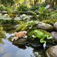 thumbnail image 5 of YYDENG Realistic Synthetic Resin Floating Figurine Set of 3 for Aquarium Pond Garden Decoration Display Accent, 5 of 6