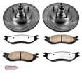 thumbnail image 3 of PowerStop Front Z36 Truck & Tow Carbon-Fiber Ceramic Brake Pad and Drilled and Slotted Rotor Kit Fits: FORD Select Models K4578-36, 3 of 9