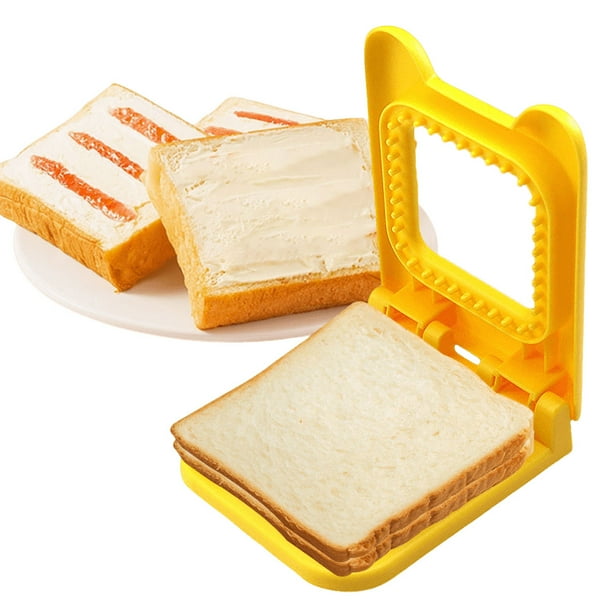 Moldes para Sándwiches Cortador Sándwich Sellador Acero Inoxidable Y Niñas