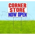 thumbnail image 1 of Corner Store Now Open (18" x 24") Yard Sign, Includes Metal Step Stake, 1 of 6
