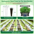 thumbnail image 4 of Rzvnmko Esponjas de Cultivo 100 Paquetes de Recarga para Sistema de Cultivo Hidropónico Kit de Esponjas para Plántulas Starter, Esponjas de Cultivo a Granel para Sistema de Jardín Interior, 4 of 11