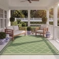 thumbnail image 3 of Safavieh Courtyard Amy Geometric Indoor/Outdoor Area Rug, Green/Beige, 6'7" x 9'6", 3 of 11