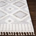 thumbnail image 3 of Valencia Light Gray 6'7" x 9' Global Rectangle Area Rug, 3 of 6