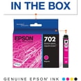 thumbnail image 2 of Epson 702 DURABrite Ultra Standard Capacity Cartridge Ink, Magenta (T702320), 2 of 6