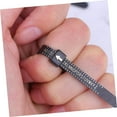 thumbnail image 3 of 15 pcs Adjustable Ring Gauge Ring Sizes for Women Men d Ring Measure Ring Size Ring Size Guide Measuring Tool for Rings Measuring Ring Jewelry Measurer Men and Women Tightener, 3 of 5