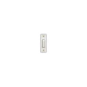 Heath Zenith White Plastic Wired Pushbutton Doorbell