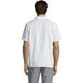 thumbnail image 2 of Vtex 0954-2503 6 Snap Utility Shirt, White, Medium, 2 of 4
