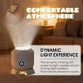 thumbnail image 4 of Dynamic Rotating LED Projector Light, USB Rechargeable LED Projector, Snowflake/Christmas/Ocean Dynamic Patterns, Adjustable Brightness Ambient Lighting, for Indoor Decoration (Ocean Plug-in), 4 of 8